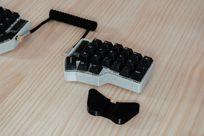 CRKBD Japanese White &amp; Black Ergo ISO ES Keyboard ASSEMBLED MECHANICAL KEYBOARD