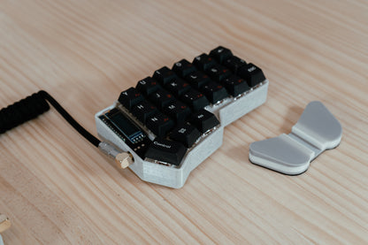 CRKBD Japanese White &amp; Black Ergo ISO ES Keyboard ASSEMBLED MECHANICAL KEYBOARD