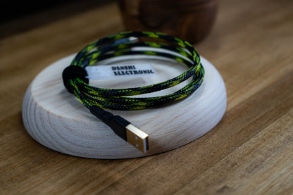 Black &amp; Light Green Basic Cable