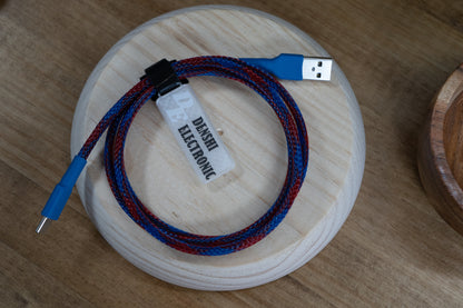 Cable Básico Azul & Rojo