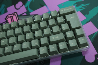 DE64G WITH FULL GRAY ISO ES / ASSEMBLED 60% MECHANICAL KEYBOARD 